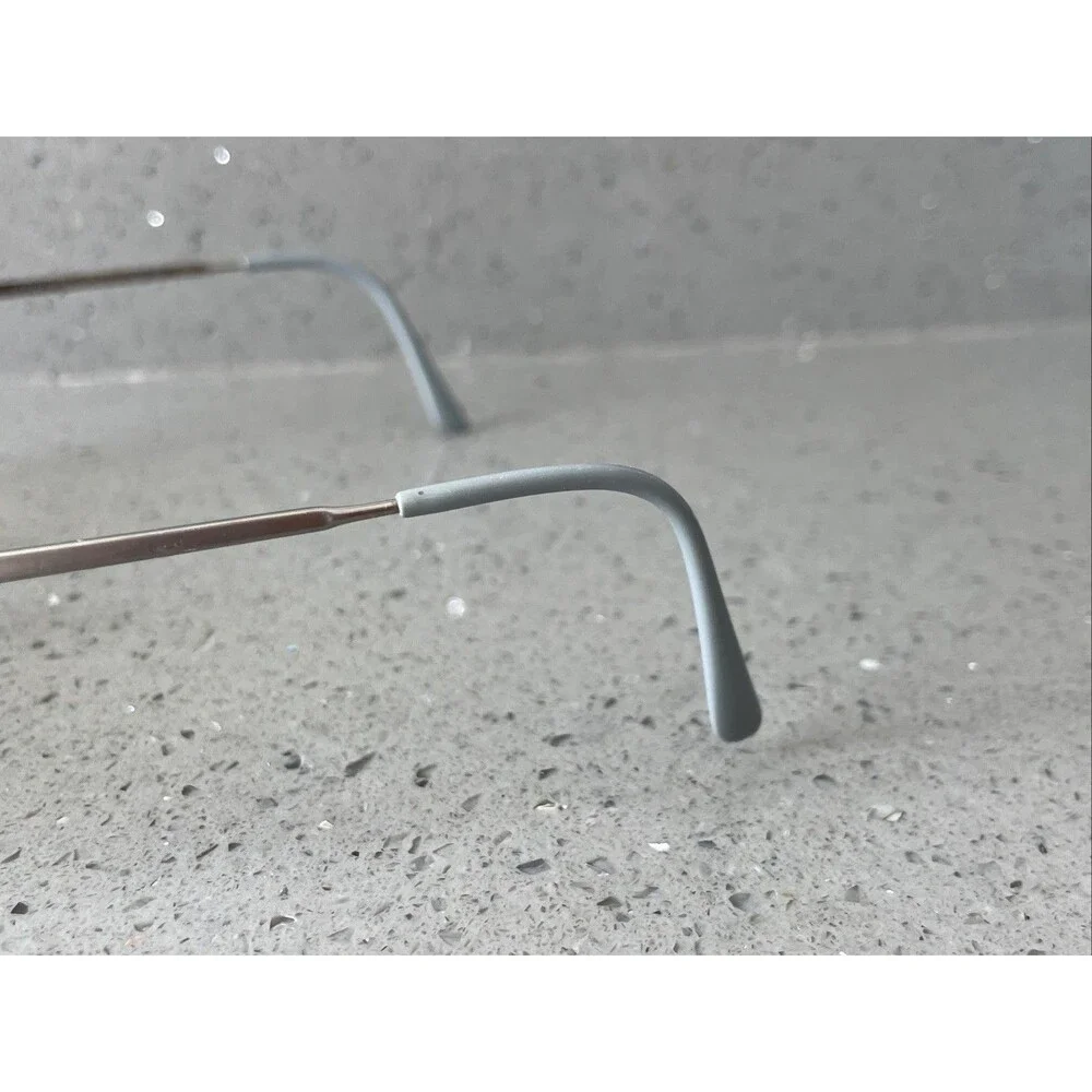 Luxottica titanium Eyeglasses Frames ONLY 1009 4014 52-19-135 silver full rim
